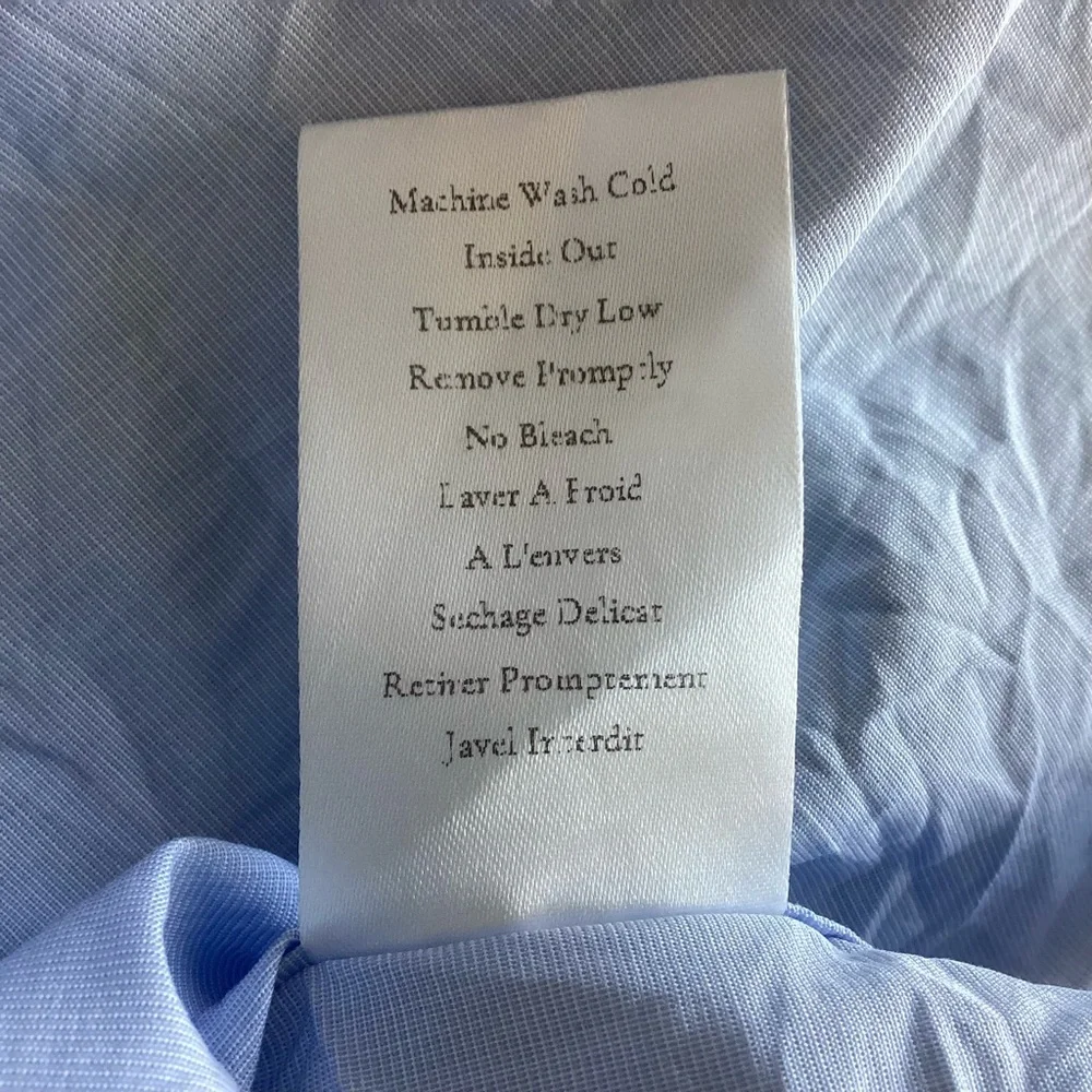 Frank & Eileen Barry Shirt Lt Blue XL - Picture 6 of 7